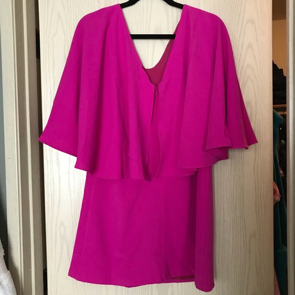 NWT Pink Cape Dress - Picture 6 of 6